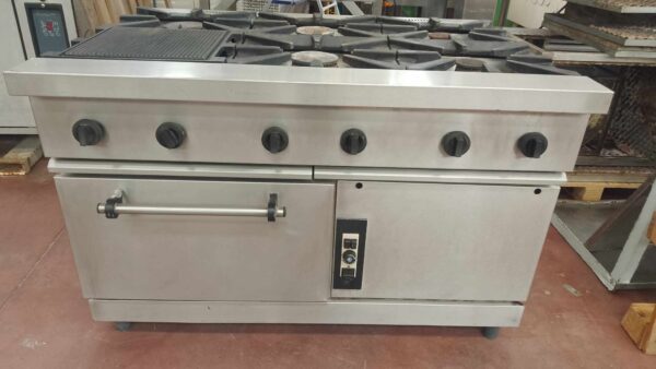 CUCINA GAS 6 FUOCHI CON FORNO