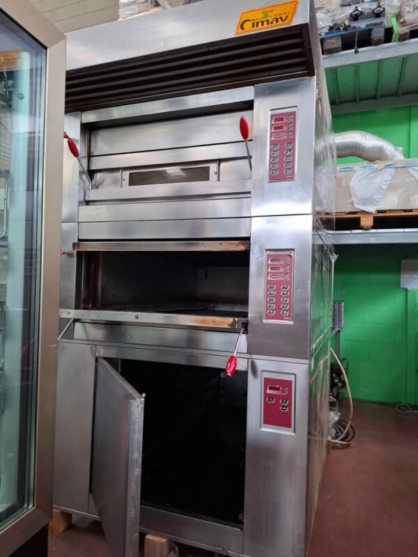 FORNO CIMAV DOPPIA CAMERA + CELLA e CAPPA - immagine 2