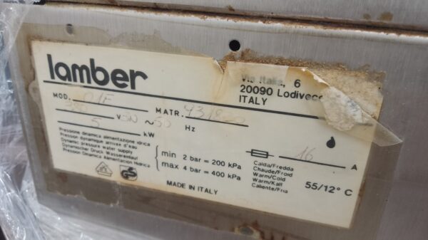 LAVASTOVIGLIE FRONTALE LAMBER 01F - immagine 3